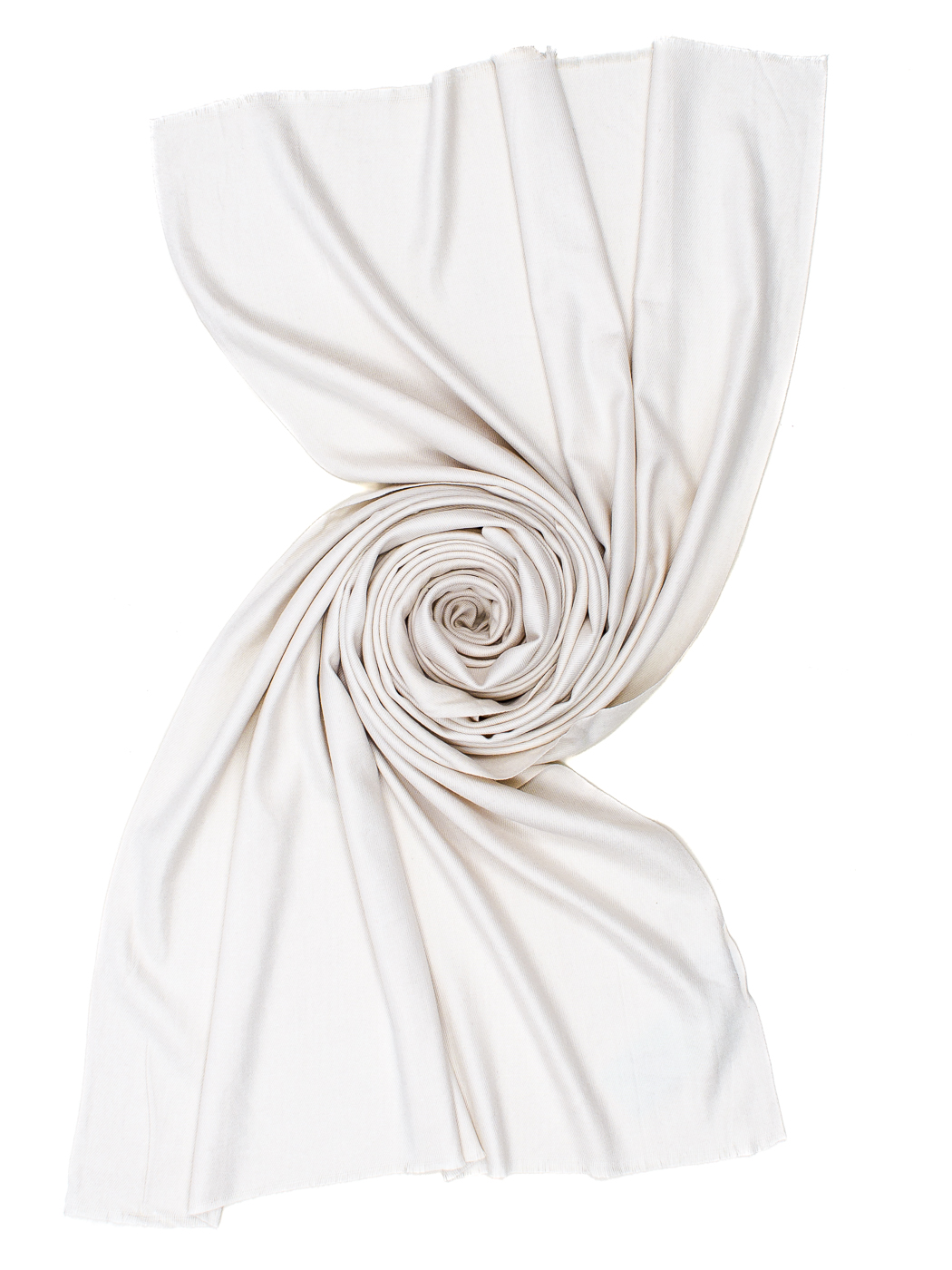 STOLA TINTA UNITA, 75X185 - IVORY